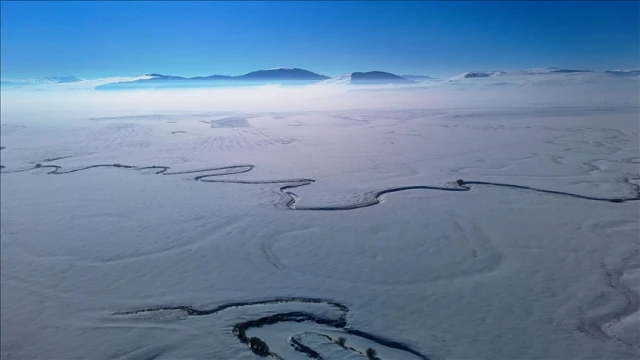 Ardahan'da dondurucu soğuklar etkili oldu