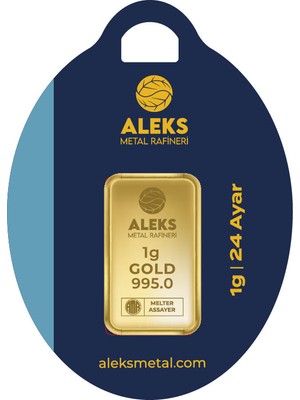 Agakulche 1 gr 995 24 Ayar Amr Külçe Altın