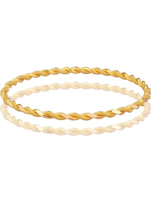 Tuğrul Kuyumculuk 10 gr (Gram) 22 Ayar Işçiliksiz Paftalı Burma Bilezik