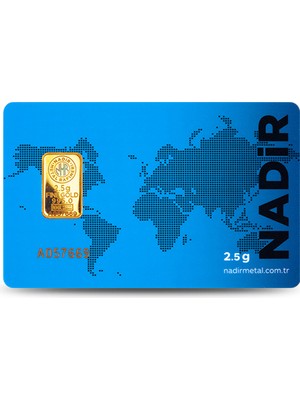 Nadir Gold 24 Ayar 2,5 Gram Külçe Altın