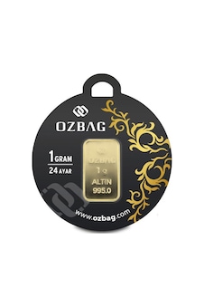 Agakulche Özbağ 1 Gr 995 24 Ayar Külçe Altın