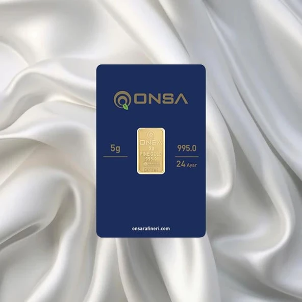 5 Gr 24 Ayar Onsa Gram Altın