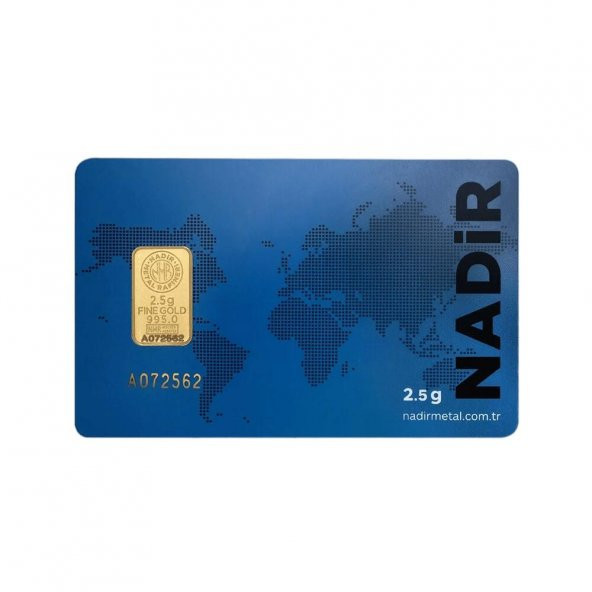 2.5 gr 24 Ayar NadirGold Gram Altın