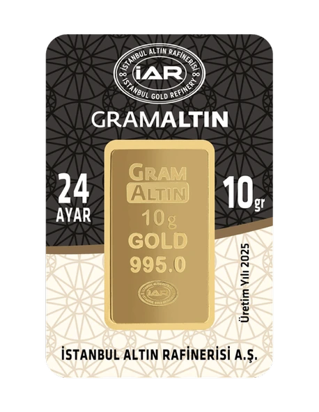 10 GRAM 24 AYAR İAR GRAMALTIN