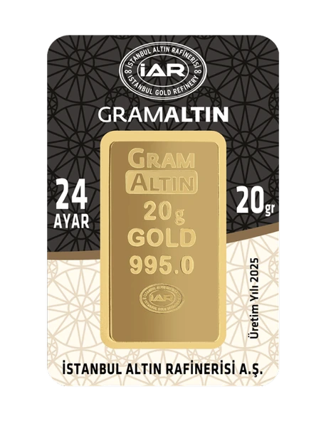 20 GRAM 24 AYAR İAR GRAMALTIN